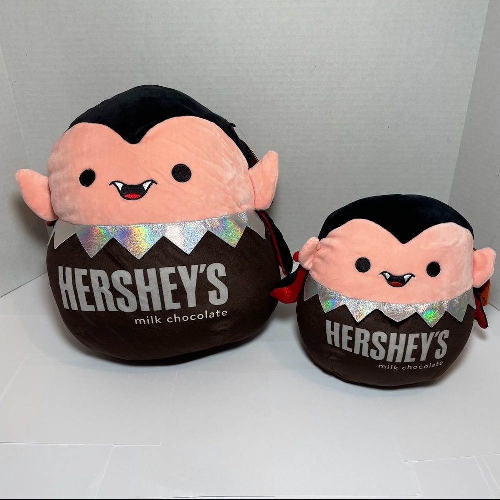 LAST DAY 2 HERSHEY VLAD VAMPIRES 12” & 8” Squishmallows BNWT PRICE FIRM - Picture 1 of 8